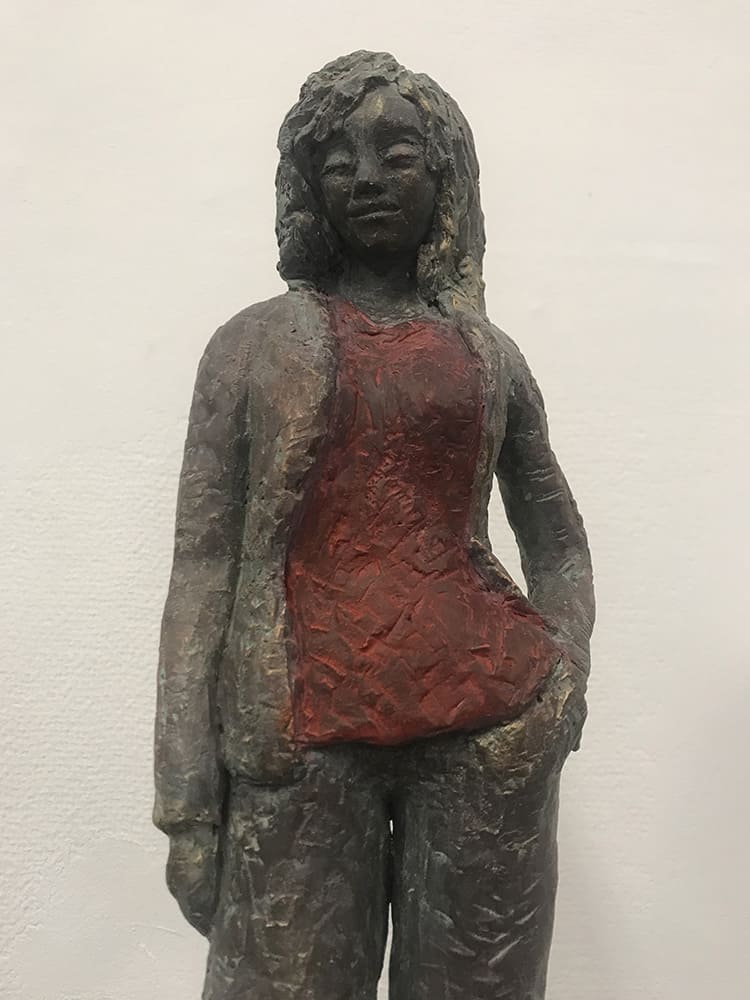 Jannie Benthem, keramiek figuratief, uit de serie Introspectie