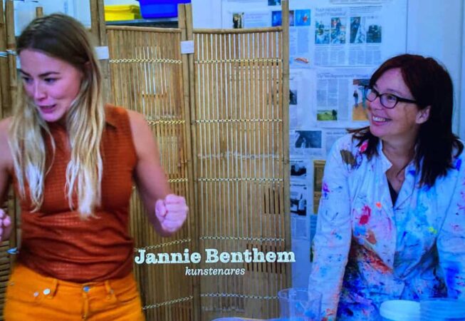 Jannie Benthem, still uit docu Tussen de lakens met Geraldine Kemper